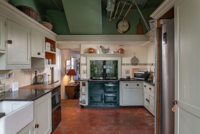 The kitchen at 40 Mill Street, Ludlow