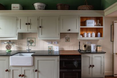 The kitchen at 40 Mill Street, Ludlow