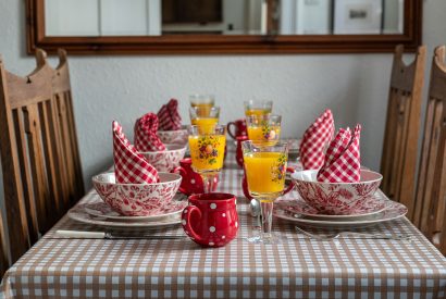 The dining room at 40 Mill Street, Ludlow