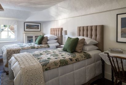 A twin bedroom at 40 Mill Street, Ludlow