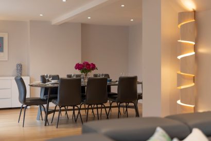 The dining room at The Old School, Oxwich