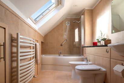 A bathroom at 40 Mill Street, Ludlow