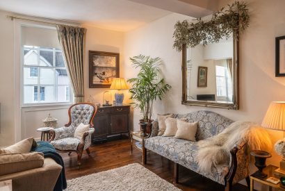 The living room at 40 Mill Street, Ludlow