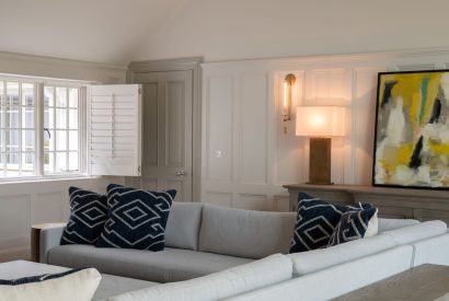 The living room at Muirfield Green, East Lothian