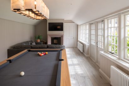 The games room at Muirfield Green, East Lothian