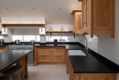 The kitchen at Muirfield Green, East Lothian