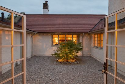 The courtyard at Muirfield Green, East Lothian