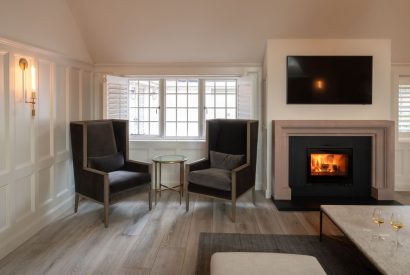 The living room at Muirfield Green, East Lothian