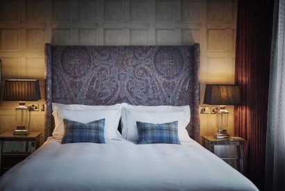 A king size bedroom at Chester House, Cheshire