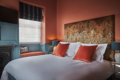 A super king size bedroom at Chester House, Cheshire