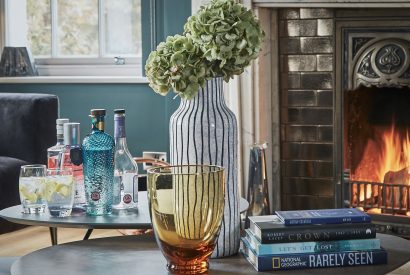 The living room at Chester House, Cheshire