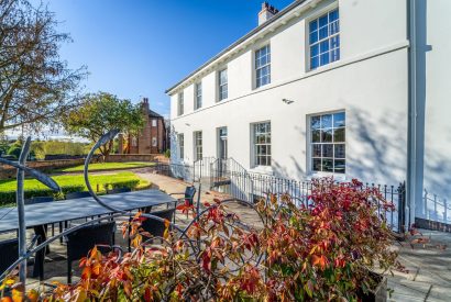 The garden at Chester House, Cheshire