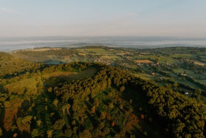 Aerial views near Cheshire Manor, Bickerton