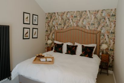 A super king sized bedroom at Cheshire Manor, Bickerton