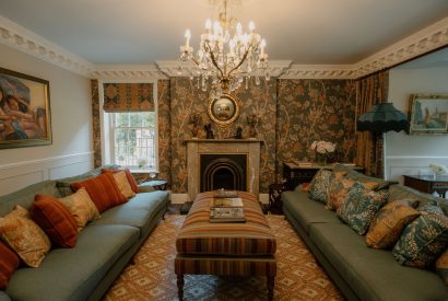 The drawing room at Cheshire Manor, Bickerton