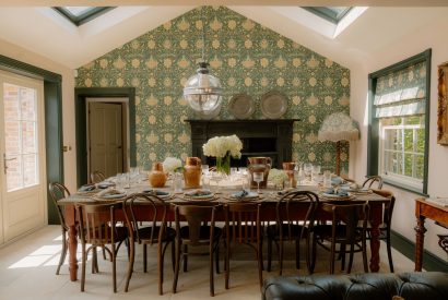 The dining area at Cheshire Manor, Bickerton