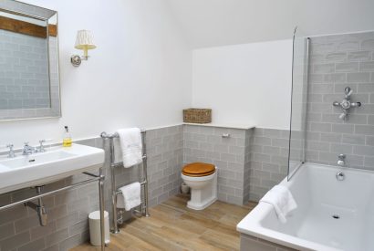 A bathroom at The Creamery, Somerset