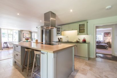 The kitchen at The Creamery, Somerset