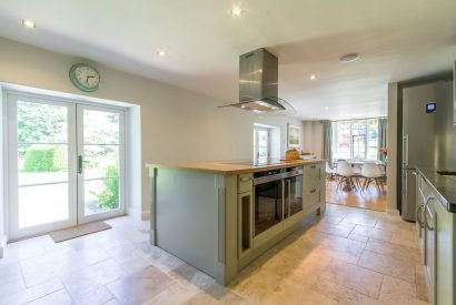 The kitchen at The Creamery, Somerset