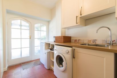 The utility room at The Creamery, Somerset