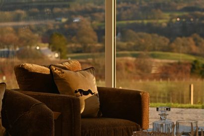 The living room at Fernbrae Farmhouse, Perthshire