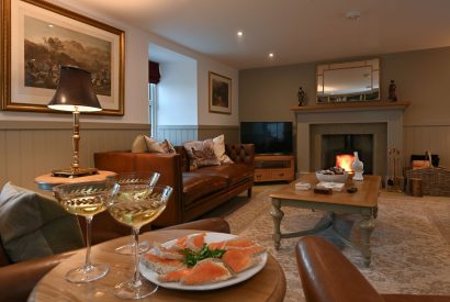The snug at Fernbrae Farmhouse, Perthshire