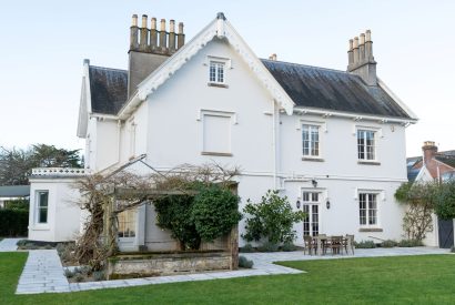 The exterior of White Exeter House, Devon