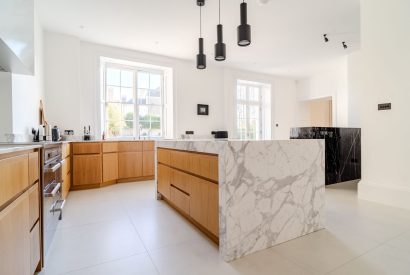The kitchen at White Exeter House, Devon