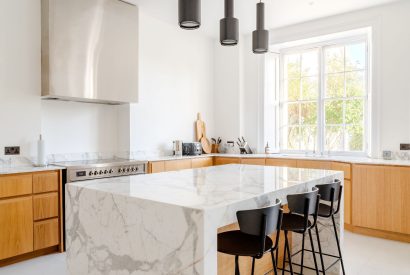 The kitchen at White Exeter House, Devon