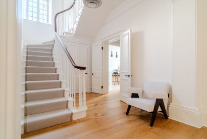 The hallway at White Exeter House, Devon