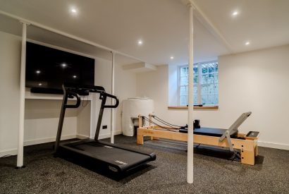 The gym at White Exeter House, Devon