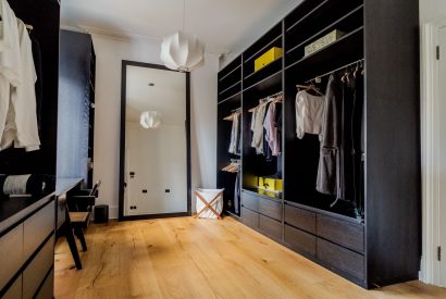 The dressing room at White Exeter House, Devon