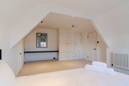A super king size bedroom at White Exeter House, Devon