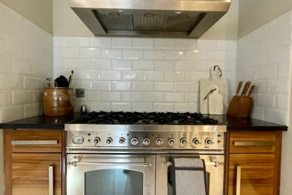 The range cooker at Acacia Cottage, Hampshire
