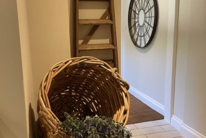 The hallway at Evergreen Cottage, Hampshire