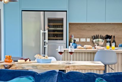 The kitchen at Seascape House, Cornwall