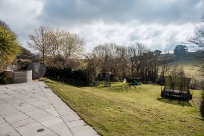 The garden at Wisteria Farmhouse, Cornwall