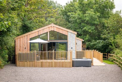 The exterior at Bracken Barn, Devon