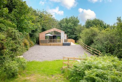 The exterior at Bracken Barn, Devon