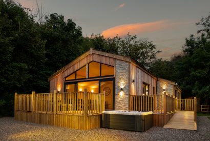 Sunset at Bracken Barn, Devon