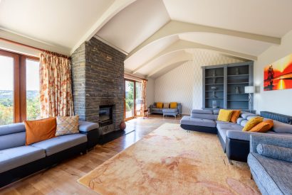 The living room at Shepherd's Estate, Somerset