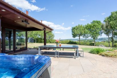 The outdoor space at Shepherd's Estate, Somerset