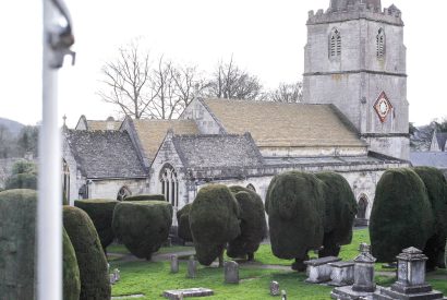 The church near Heartview Cottage, Cotswolds