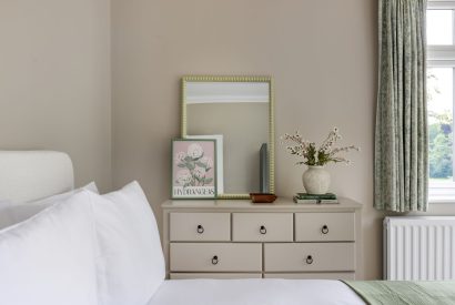 A king sized bedroom at Merry Manor, Essex