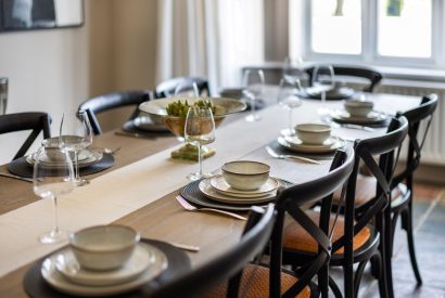 The dining room at Merry Manor, Essex