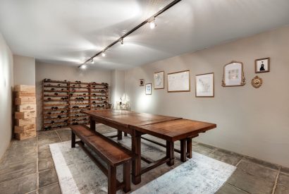 The wine cellarat Merry Manor, Essex