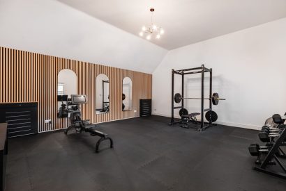 The gym at Merry Manor, Essex