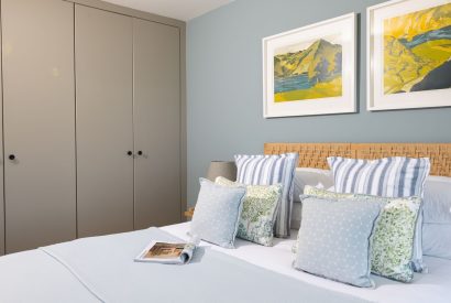 A double bedroom at Tamarind Tide, Cornwall