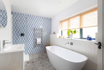 A bathroom at Tamarind Tide, Cornwall