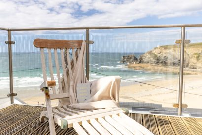 Stunning beach views at Tides Edge, Cornwall